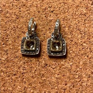 Lori Bonn Sterling Silver and Gold-Toned Square Earrings